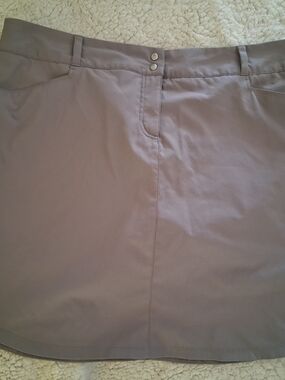 Women's Stretch Casual Adidas Skirt- Gray